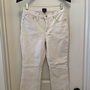 JCrew Midrise Flair Crop 26P